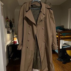 London Fog Classic Tan Trench Coat